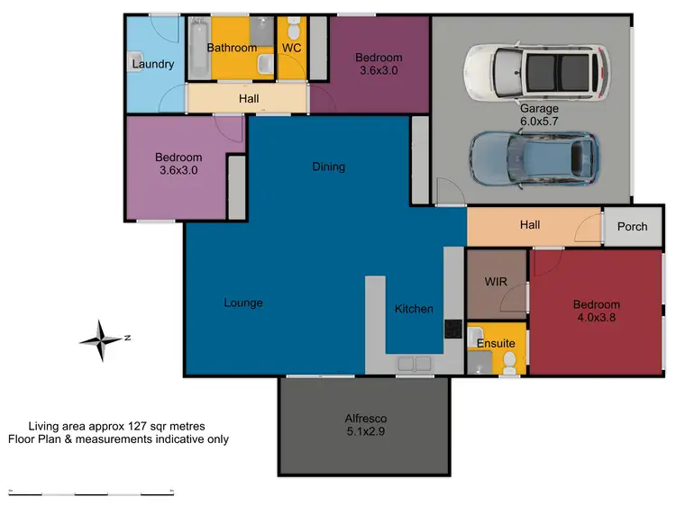 Floorplan of Homely house listing, 38 Turquoise Way, Orange NSW 2800