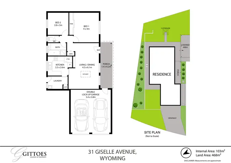 Floorplan of Homely house listing, 31 Giselle Avenue, Wyoming NSW 2250