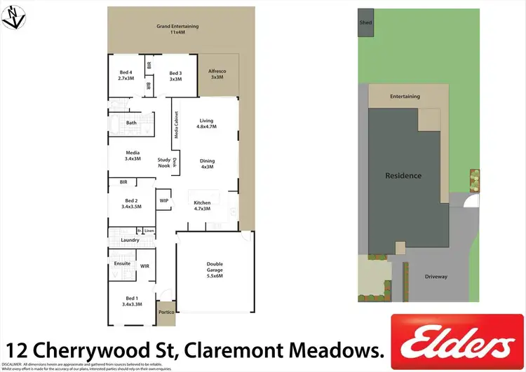 Floorplan of Homely house listing, 12 Cherrywood Street, Claremont Meadows NSW 2747
