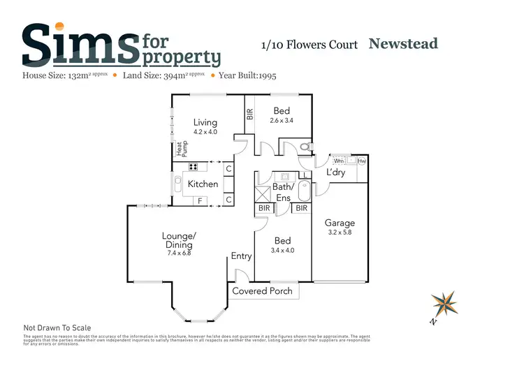 Floorplan of Homely house listing, 1/10 Flowers Court, Newstead TAS 7250