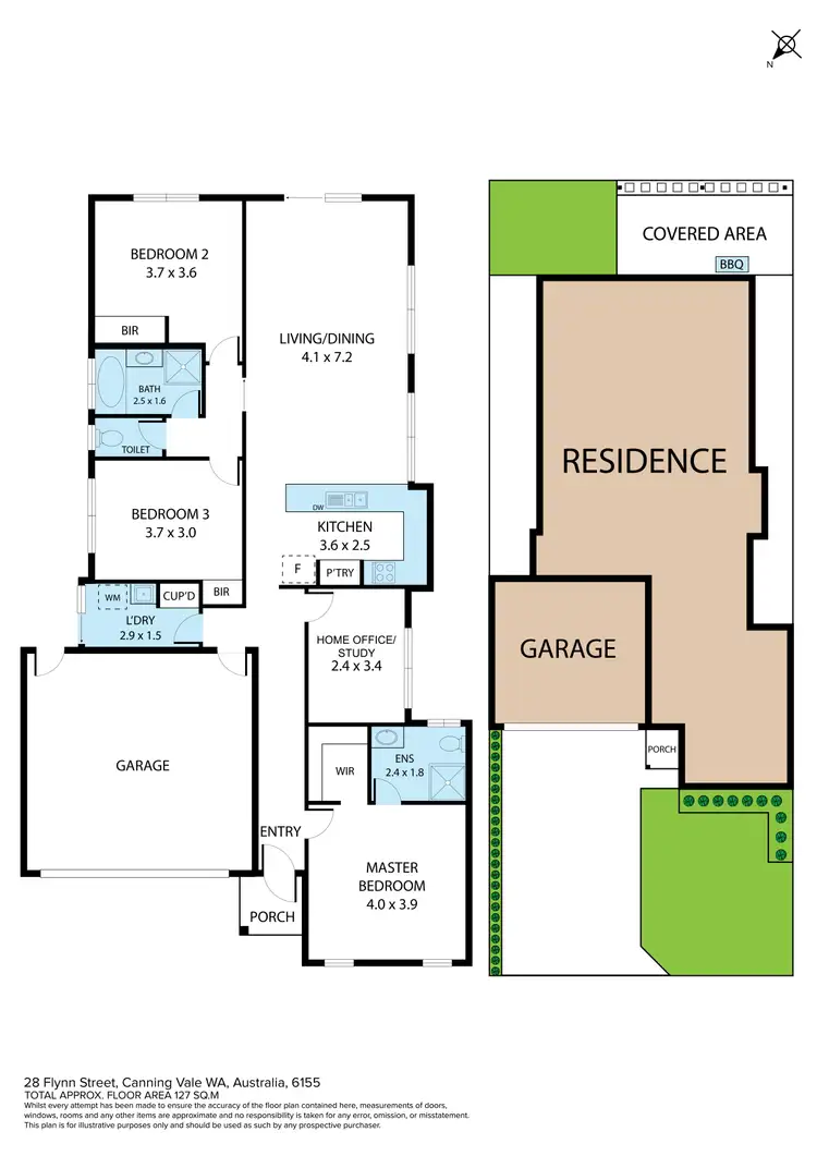 Floorplan of Homely house listing, 28 Flynn Street, Canning Vale WA 6155