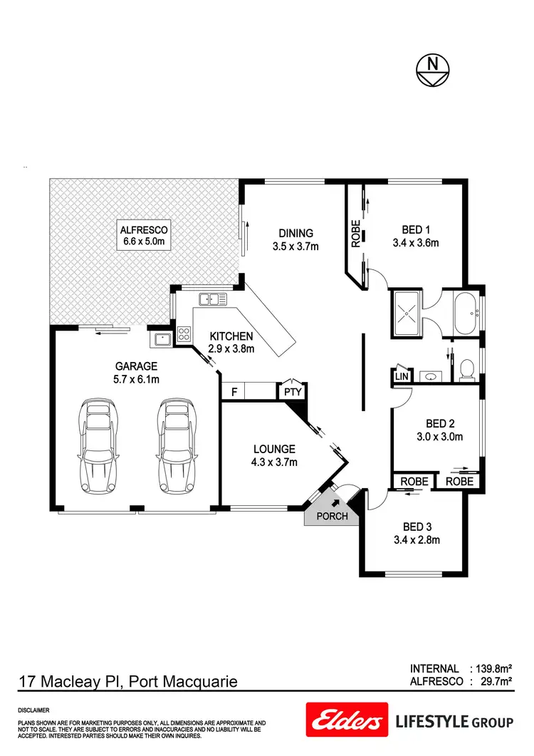 Floorplan of Homely house listing, 17 Macleay Place, Port Macquarie NSW 2444