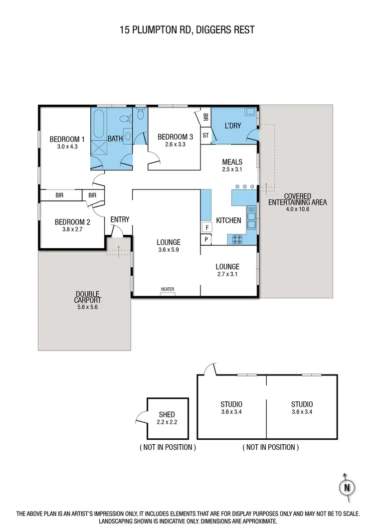 Floorplan of Homely house listing, 15 Plumpton Road, Diggers Rest VIC 3427