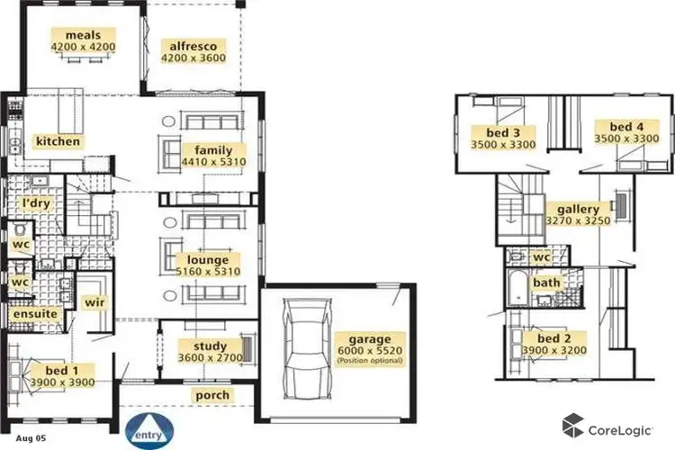 Floorplan of Homely house listing, 11 Satin Street, Cranbourne VIC 3977