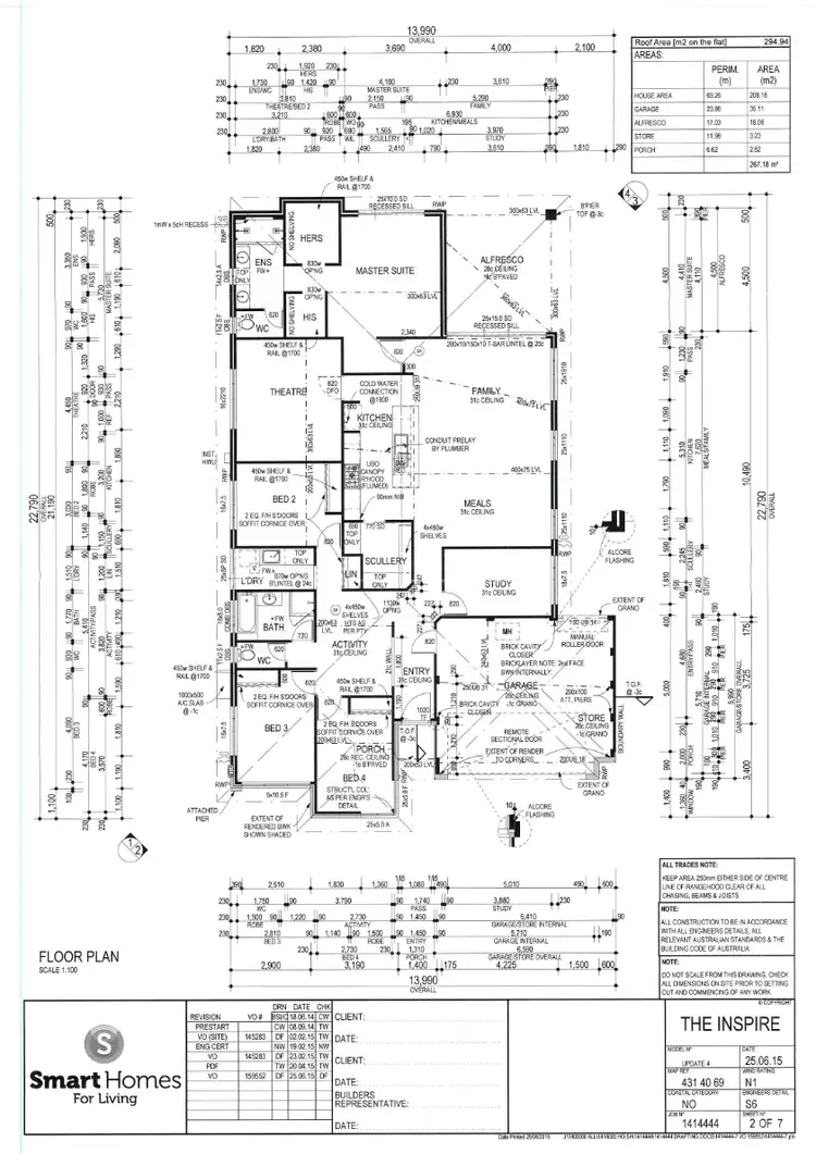 Floorplan of Homely house listing, 54 Galena Way, Byford WA 6122