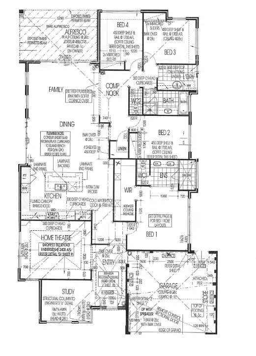 Floorplan of Homely house listing, 11 Begbroke Way, Piara Waters WA 6112