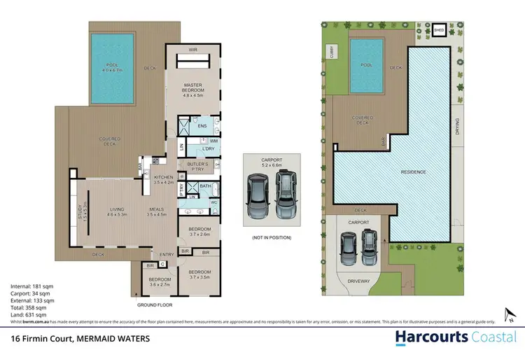 Floorplan of Homely house listing, 16 Firmin Court, Mermaid Waters QLD 4218