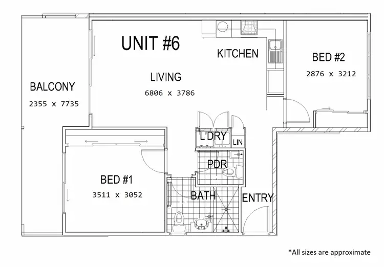 Floorplan of Homely apartment listing, 6/62a Wheeler Road, Hamilton Hill WA 6163