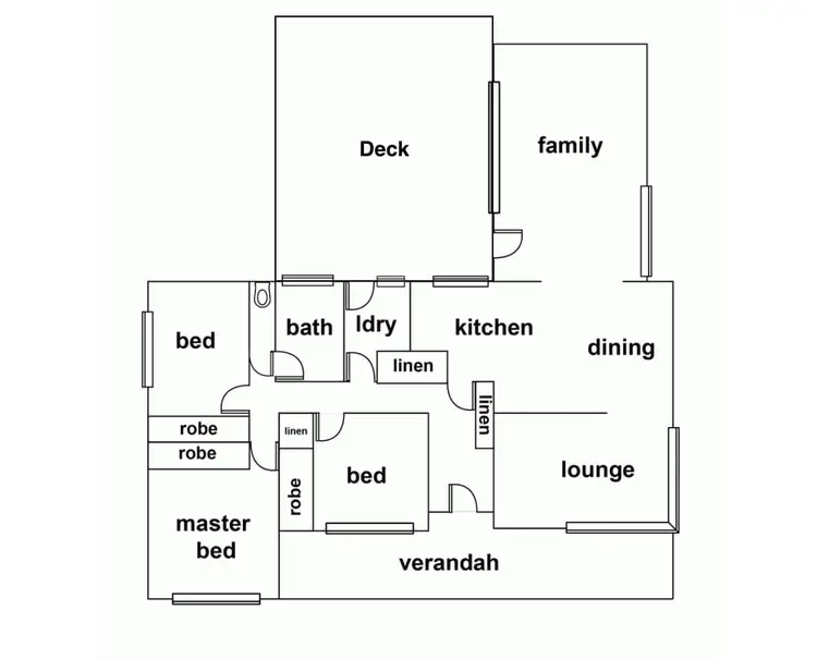 Floorplan of Homely house listing, 36 Valentine Avenue, Horsham VIC 3400