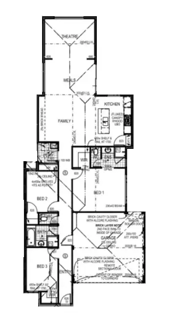 Floorplan of Homely house listing, 13 Boranup Rise, Piara Waters WA 6112