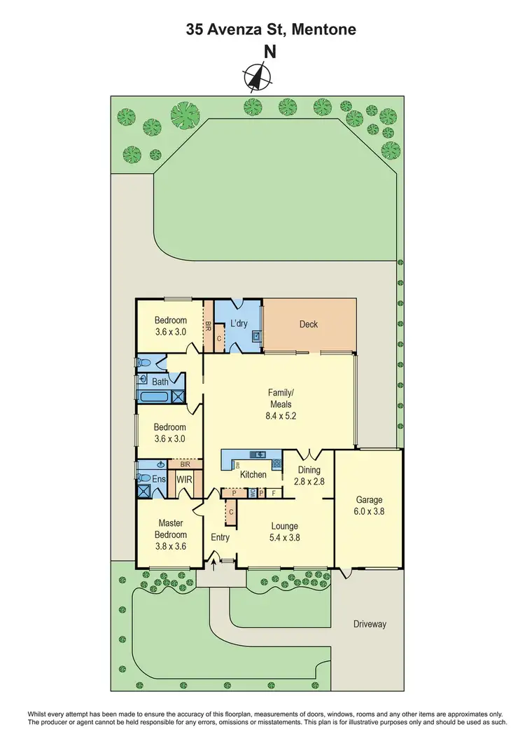 Floorplan of Homely house listing, 35 Avenza Street, Mentone VIC 3194