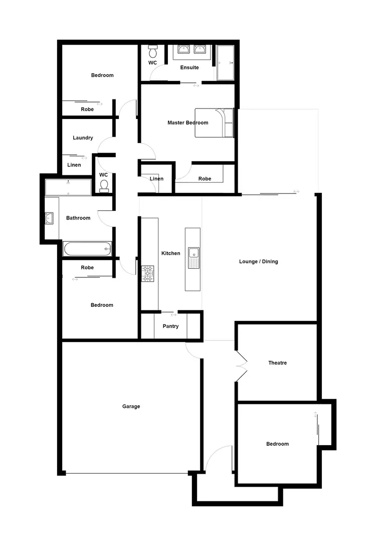 Floorplan of Homely house listing, 6 Cartier Circuit, Burdell QLD 4818