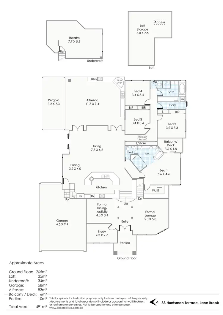 Floorplan of Homely house listing, 38 Huntsman Terrace, Jane Brook WA 6056