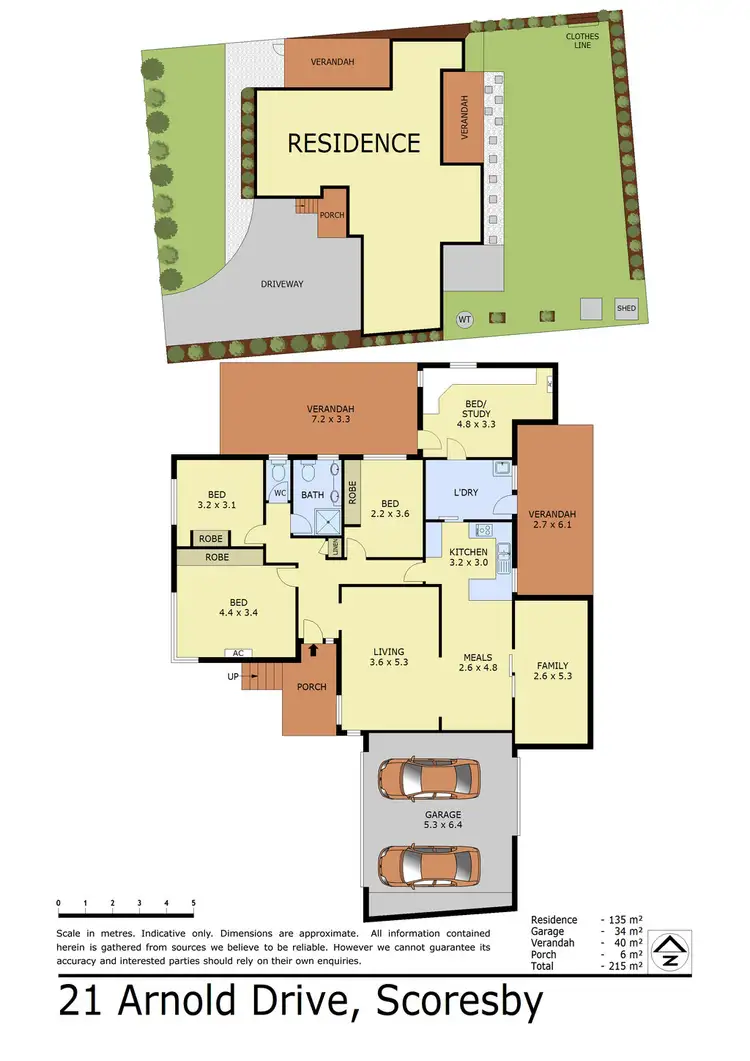 Floorplan of Homely house listing, 21 Arnold Drive, Scoresby VIC 3179