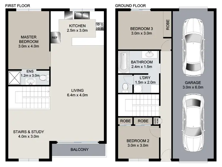 Floorplan of Homely house listing, 3/23 Roberts Street, South Gladstone QLD 4680