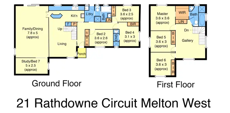 Floorplan of Homely house listing, 21 Rathdowne Circuit, Melton West VIC 3337