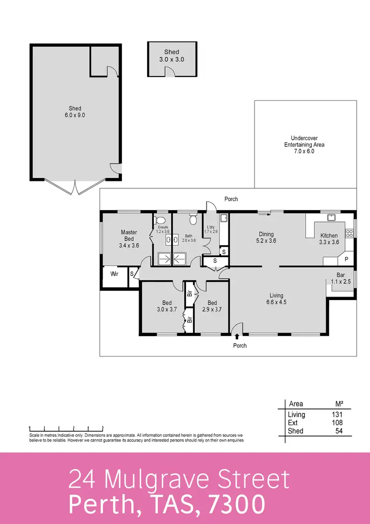 Floorplan of Homely house listing, 24 Mulgrave Street, Perth TAS 7300