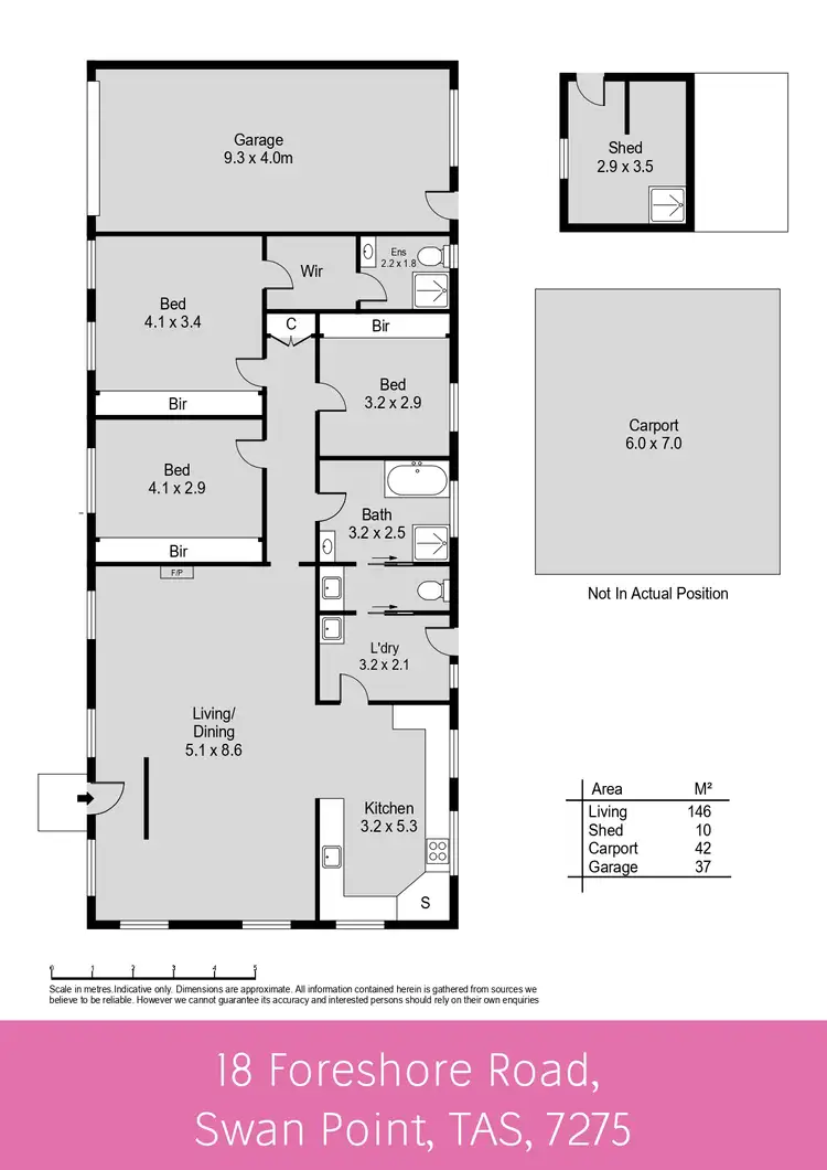 Floorplan of Homely house listing, 18 Foreshore Road, Swan Point TAS 7275