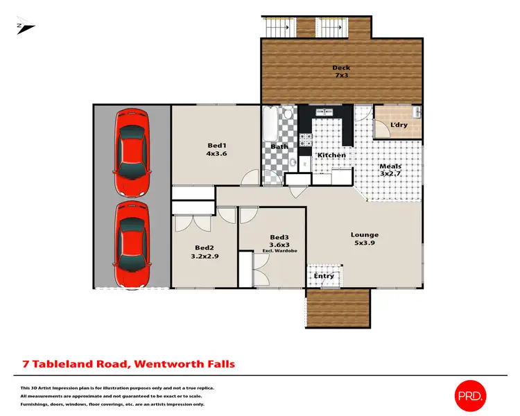 Floorplan of Homely house listing, 7 Tableland Road, Wentworth Falls NSW 2782