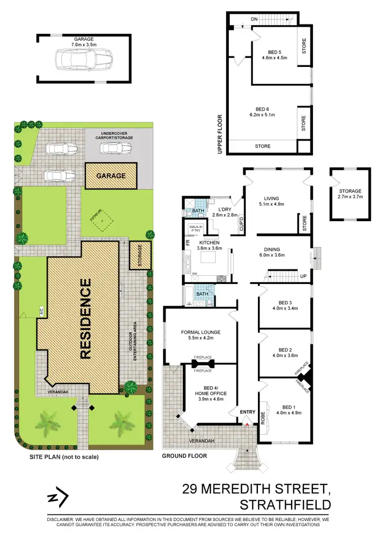 Floorplan of Homely house listing, 29 MEREDITH STREET, Strathfield NSW 2135
