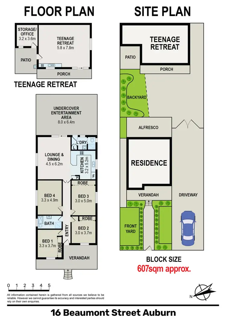 Floorplan of Homely house listing, 16 Beaumont Street, Auburn NSW 2144