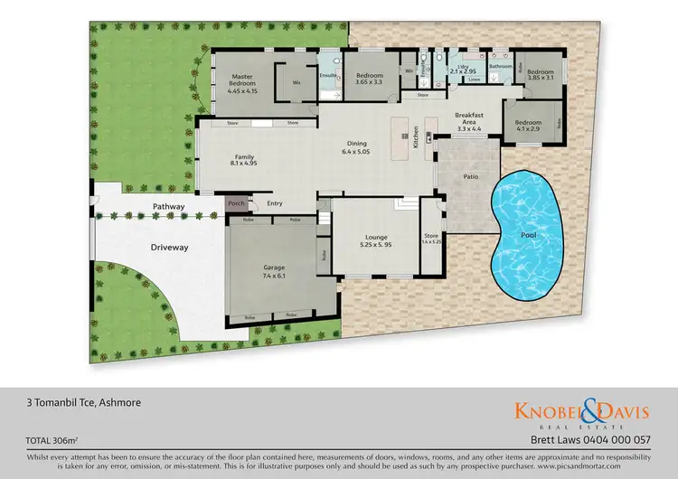 Floorplan of Homely house listing, 3 Tomanbil Terrace, Ashmore QLD 4214