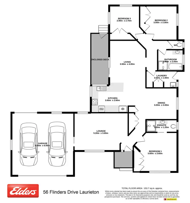 Floorplan of Homely house listing, 56 Flinders Drive, Laurieton NSW 2443
