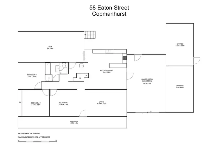 Floorplan of Homely house listing, 58 Eaton Street, Copmanhurst NSW 2460