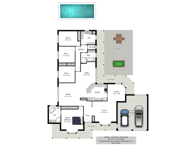 Floorplan of Homely house listing, 1 Dominic Drive, Wodonga VIC 3690