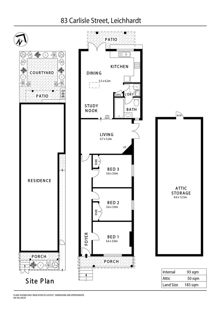 Floorplan of Homely house listing, 83 Carlisle Street, Leichhardt NSW 2040