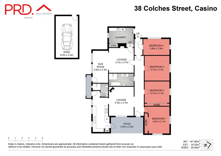 Floorplan of Homely house listing, 38 Colches Street, Casino NSW 2470