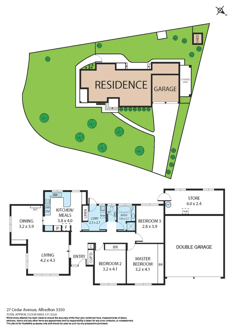 Floorplan of Homely house listing, 27 Cedar Avenue, Alfredton VIC 3350