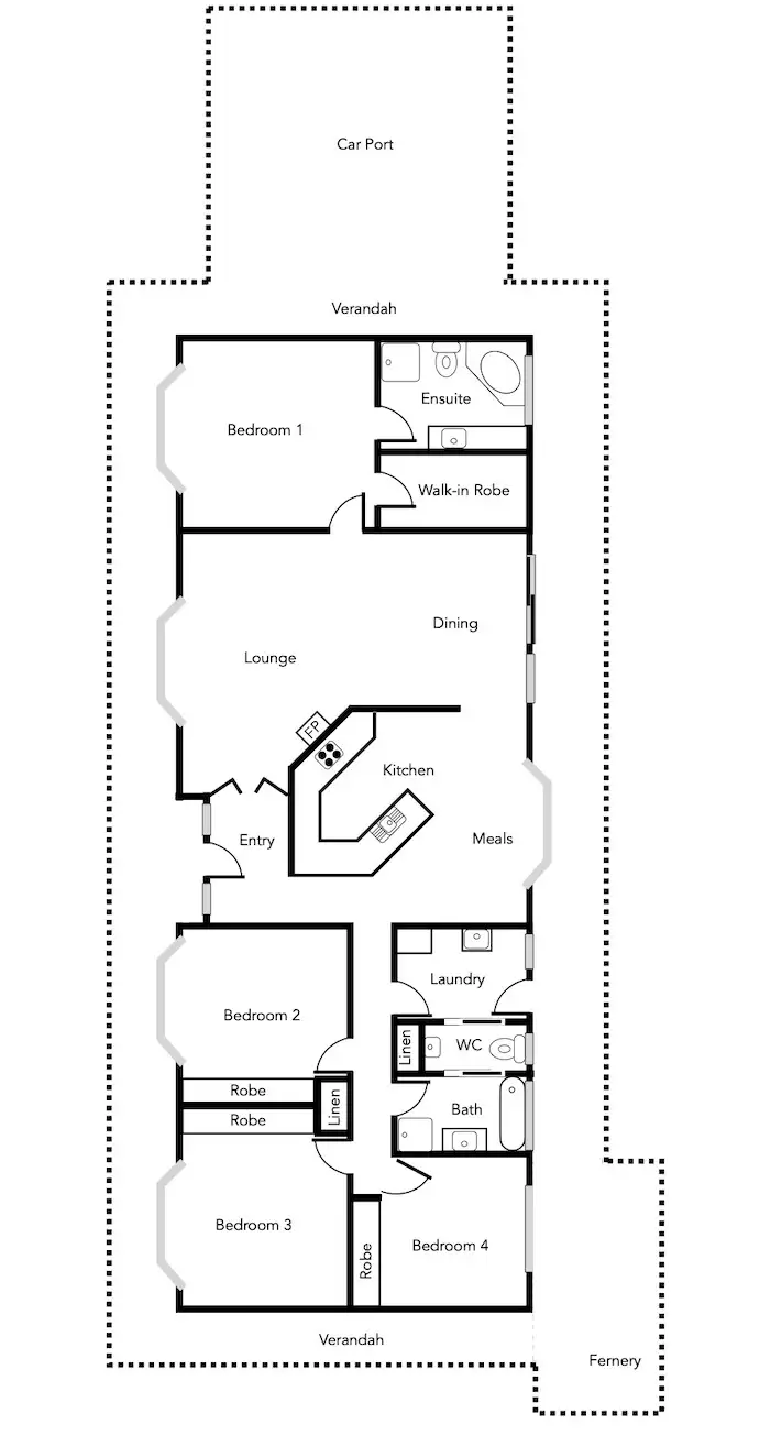 Floorplan of Homely rural property listing, 18 Cassell Court, Pomonal VIC 3381