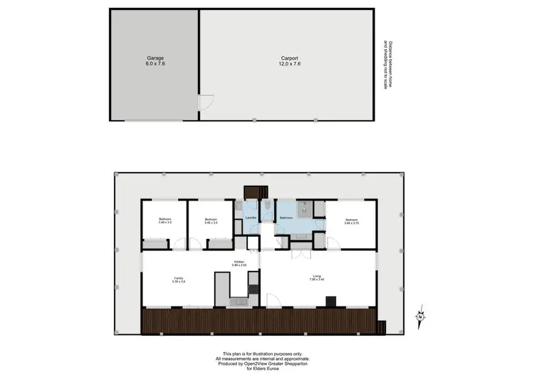 Floorplan of Homely rural property listing, 1497 Yarck Road, Gobur VIC 3719