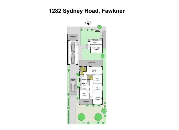 Floorplan of Homely house listing, 1282 Sydney Road, Fawkner VIC 3060
