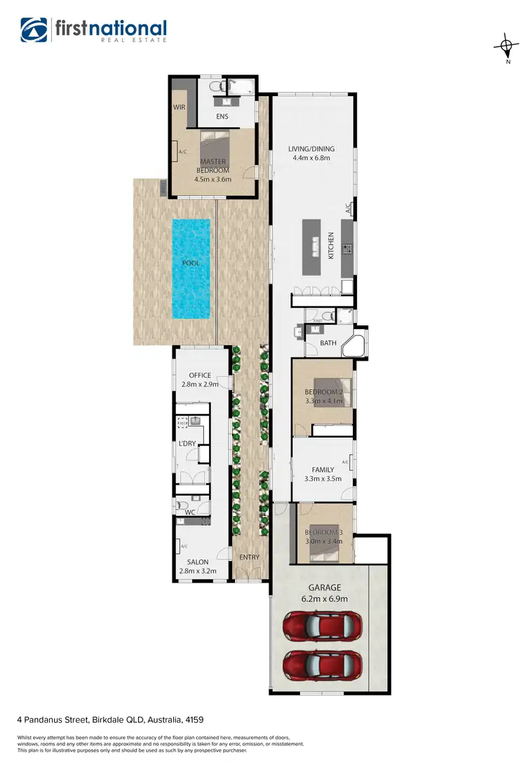 Floorplan of Homely house listing, 4 Pandanus Street, Birkdale QLD 4159