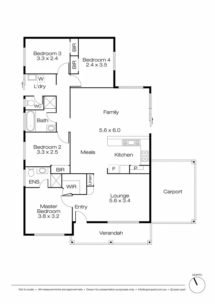 Floorplan of Homely house listing, 22 Cromer Road, Brentwood WA 6153