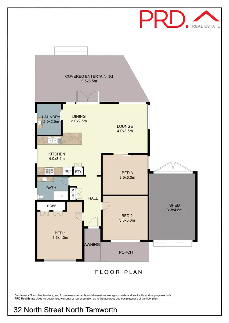 Floorplan of Homely house listing, 32 North Street, Tamworth NSW 2340