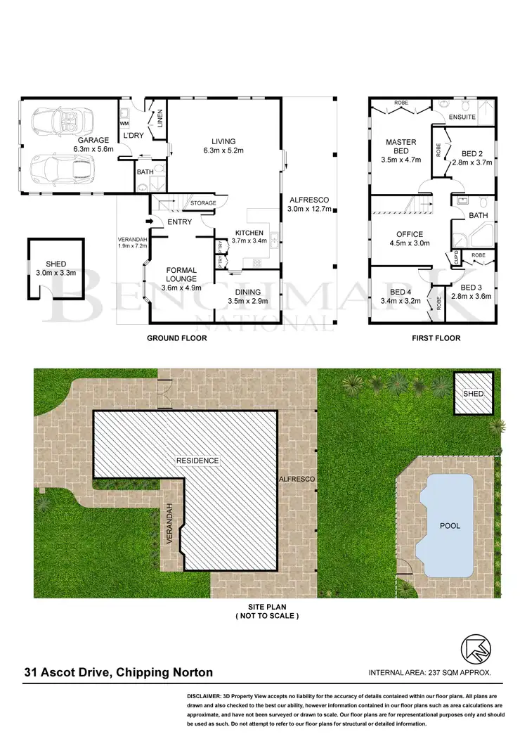 Floorplan of Homely house listing, 31 Ascot Drive, Chipping Norton NSW 2170
