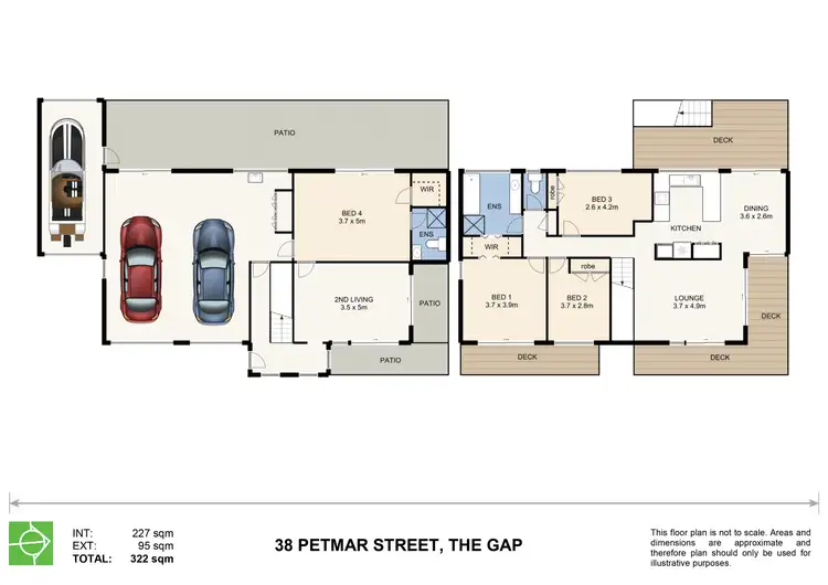 Floorplan of Homely house listing, 38 Petmar Street, The Gap QLD 4061