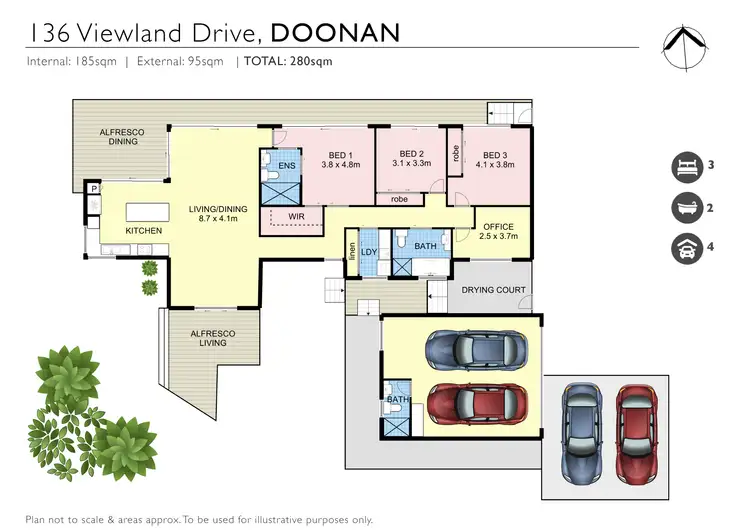 Floorplan of Homely house listing, 136 Viewland Drive, Doonan QLD 4562