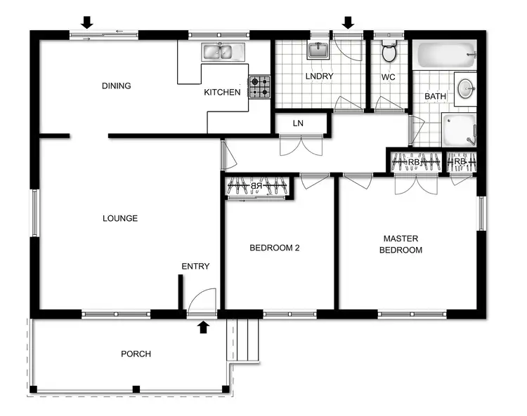 Floorplan of Homely townhouse listing, 8/2 Lazarus Crescent, Queanbeyan NSW 2620