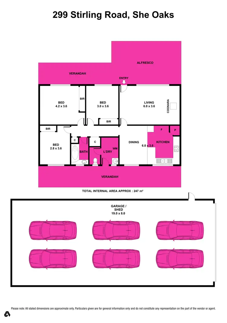 Floorplan of Homely house listing, 299 Stirling Road, She Oaks VIC 3331