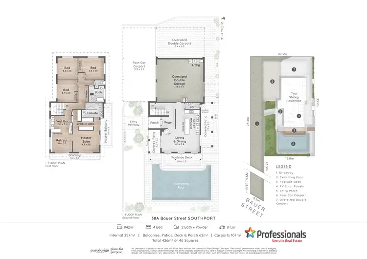 Floorplan of Homely house listing, 38a Bauer Street, Southport QLD 4215