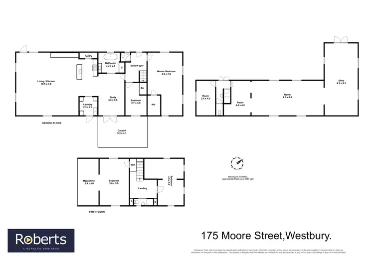 Floorplan of Homely house listing, 175 Moore Street, Westbury TAS 7303