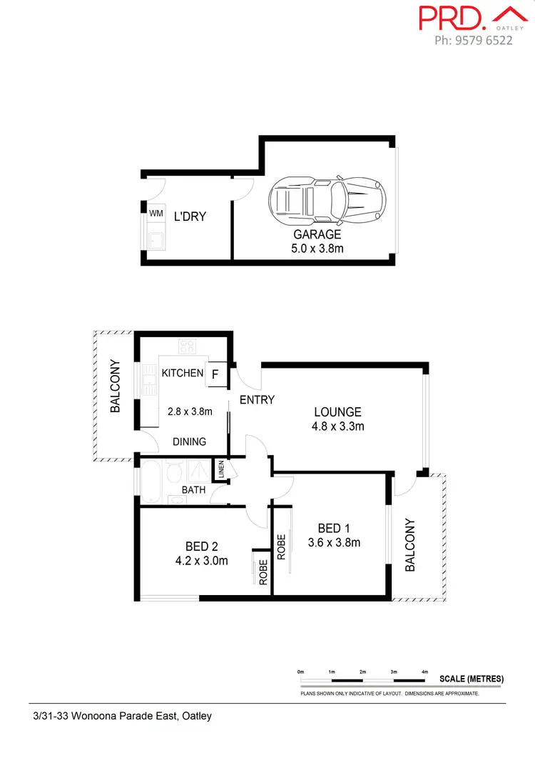 Floorplan of Homely unit listing, 3/31-33 Wonoona Parade East, Oatley NSW 2223