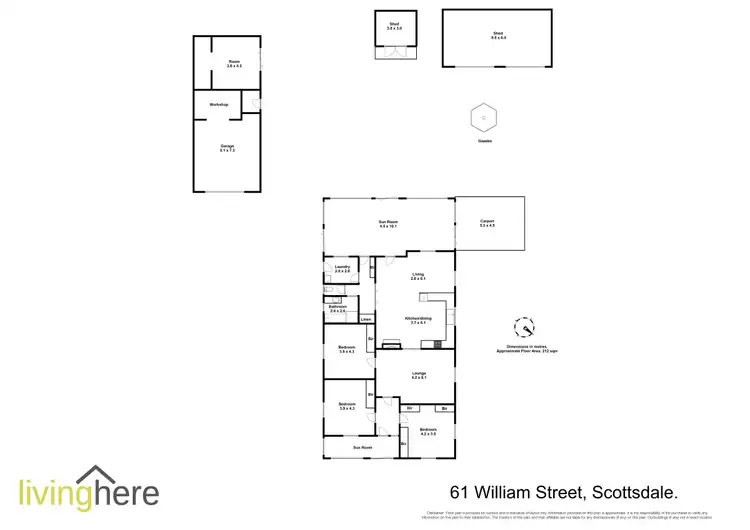 Floorplan of Homely house listing, 61 William Street, Scottsdale TAS 7260