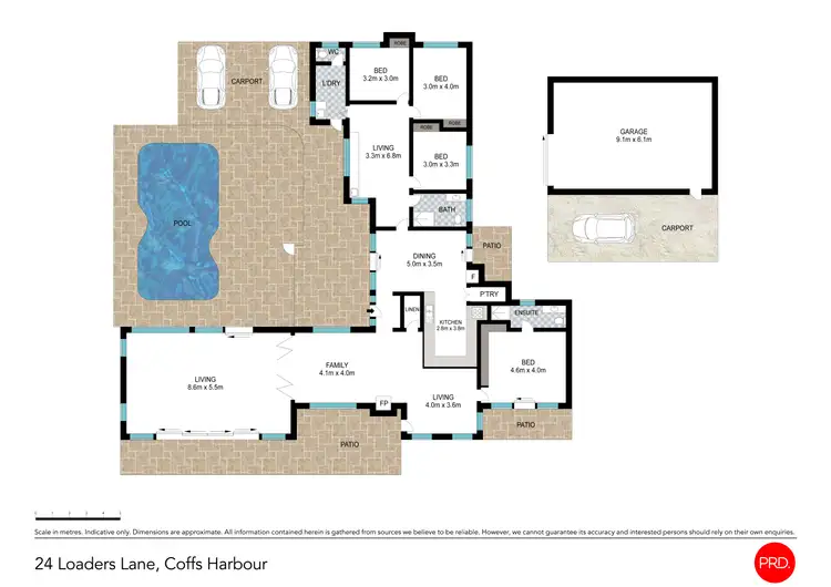 Floorplan of Homely house listing, 24 Loaders Lane, Coffs Harbour NSW 2450