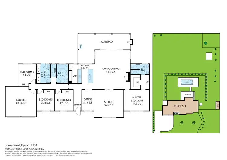 Floorplan of Homely house listing, 2 Jones Road, Epsom VIC 3551