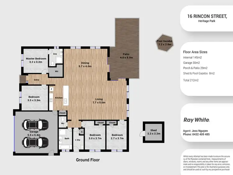 Floorplan of Homely house listing, 16 Rincon Street, Heritage Park QLD 4118
